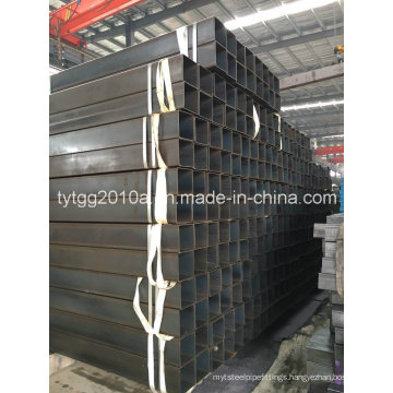 Pure Black Square Steel Tube